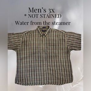Men’s 3x button down shirt